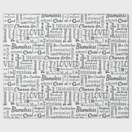 キリスト教の肯定言集 ラッピングペーパー