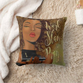 キリスト教の芸術作品は祈ります装飾用クッションを殺害します クッション (ブランケット)