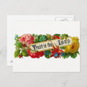 キリスト教の葉書を信じなさい ポストカード (正面/裏面)