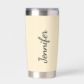 キリスト教の言葉が交わるパーソナライズされた 保温保冷タンブラー (背面)