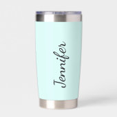 キリスト教の言葉が交わるパーソナライズされた 保温保冷タンブラー (背面)