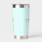 キリスト教の言葉が交わるパーソナライズされた 保温保冷タンブラー (右面)