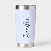 キリスト教の言葉が交わるパーソナライズされた 保温保冷タンブラー (背面)