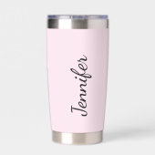 キリスト教の言葉が交わるパーソナライズされた 保温保冷タンブラー (背面)