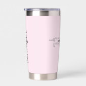 キリスト教の言葉が交わるパーソナライズされた 保温保冷タンブラー (右面)