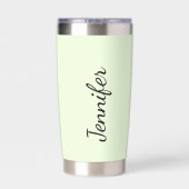 キリスト教の言葉が交わるパーソナライズされた 保温保冷タンブラー (背面)