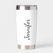 キリスト教の言葉が交わるパーソナライズされた 保温保冷タンブラー (背面)