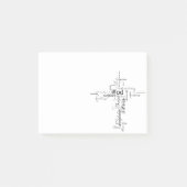 キリスト教の言葉が交差する ポストイット (正面)