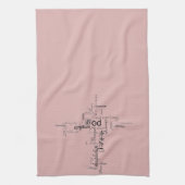 キリスト教の言葉 キッチンタオル (縦)