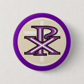 キリスト教の記号 缶バッジ (正面)