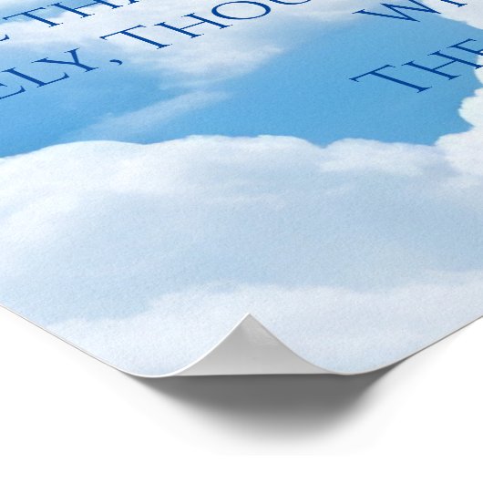 キリスト教の詩を知ること ポスター (角)