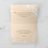 キリスト教の詩、役立つカードをありがとう サンキューカード (内部)