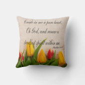 キリスト教の賛美歌の枕、賛美歌の51:10 クッション (裏面)