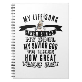 キリスト教の賛美素晴らしを歌う鳥 ノートブック