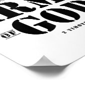 キリスト教の賜物の宗教的な聖書の聖句聖なる書物、 経典G ポスター (角)