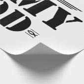 キリスト教の賜物の宗教的な聖書の聖句聖なる書物、 経典G ラッピングペーパー (角)