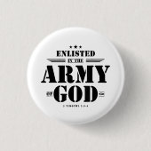 キリスト教の賜物の宗教的な聖書の聖句聖なる書物、 経典G 缶バッジ (正面)