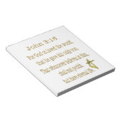 キリスト教の賜物 ノートパッド (アングル)