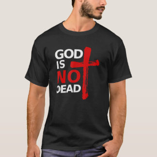 キリスト教の贈り物のアイディア神は死んだ聖書の聖句Tではない Tシャツ