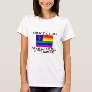 キリスト教の陽気な旗 Tシャツ