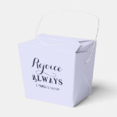 キリスト教の青の聖書聖句に喜ぶ フェイバーボックス (正面サイド)