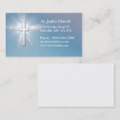 キリスト教の青空の名刺 名刺 (正面/裏面)