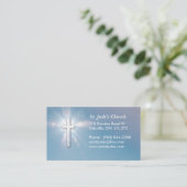キリスト教の青空の名刺 名刺 (スタンド正面)