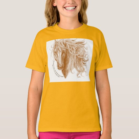 キリスト教の馬のTシャツ Tシャツ (正面)