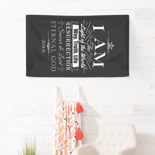 キリスト教の驚くべき聖書の主張：私は 横断幕 (インサイチュ)