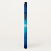 キリスト教の魚の十字の青い背景|のユニークなギフト Case-Mate iPhoneケース (裏面/右)