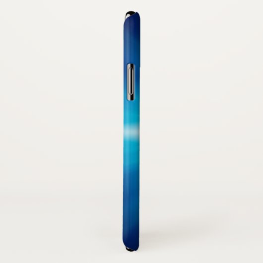 キリスト教の魚の十字の青い背景|のユニークなギフト Case-Mate iPhoneケース (裏面/右)