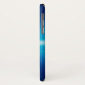 キリスト教の魚の十字の青い背景|のユニークなギフト Case-Mate iPhoneケース (裏面/左)