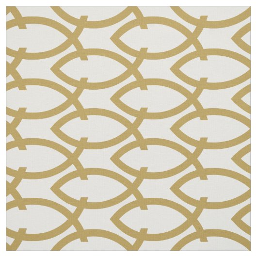 キリスト教の魚の柄 ファブリック (見本)