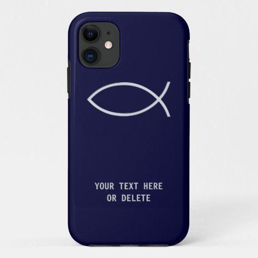 キリスト教の魚の記号 Case-Mate iPhoneケース (裏面)