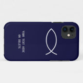 キリスト教の魚の記号 Case-Mate iPhoneケース (裏面(横))