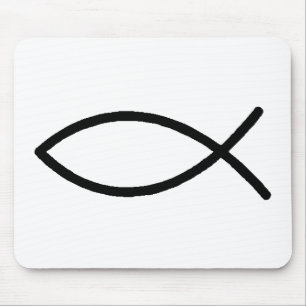キリスト教の魚 マウスパッド