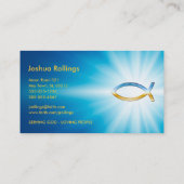 キリスト教の魚 名刺 (裏面)