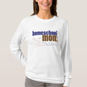 キリスト教のhomeschoolのフード付きスウェットシャツ- Homeschoolのお母さん Tシャツ