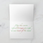 キリスト教のMenora シーズンカード (内部)