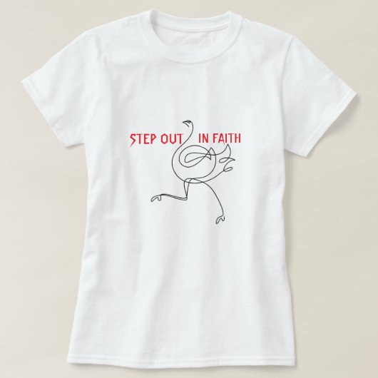 キリスト教のTシャツが信仰を失う Tシャツ (デザイン正面)