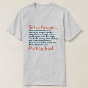 キリスト教のTシャツ保は神の愛に対しては何も不可能 Tシャツ