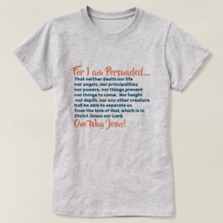 キリスト教のTシャツ保は神の愛に対しては何も不可能 Tシャツ