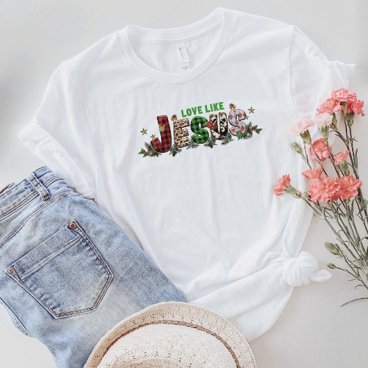 キリスト教のTシャツ、イエス様のような愛 Tシャツ