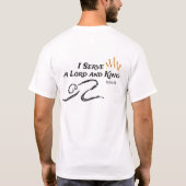 キリスト教は民主主義ではない Tシャツ (裏面)
