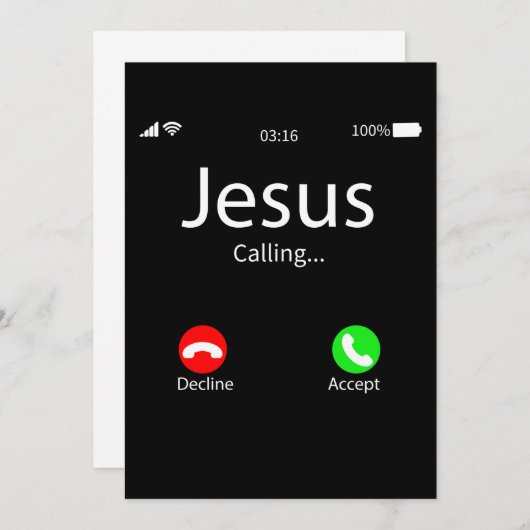 キリスト教を呼んでいるイエス セーブザデート (正面/裏面)