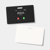 キリスト教を呼んでいるイエス バッジ (正面＆裏面)