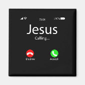 キリスト教を呼んでいるイエス マグネット (正面)