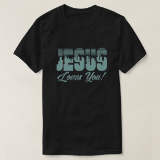 キリスト教を愛するイエス Tシャツ