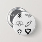 キリスト教アイコンのセット 缶バッジ (正面&裏面)