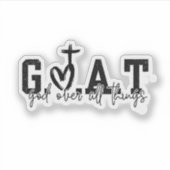 キリスト教イエス様すべての事に関する神 シール (正面)